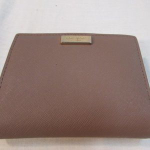 Kate Spade Terra Rose Coated Leather Wallet